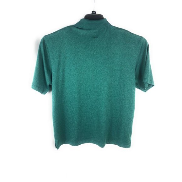 Pro Tour Men's XL Polo Short Sleeve Button Green Polyester Adult Shirt A10 - Picture 4 of 4